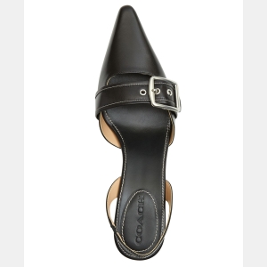 Coach Women's Margot Slingback Pumps - Smooth Leather/Black - Image 5