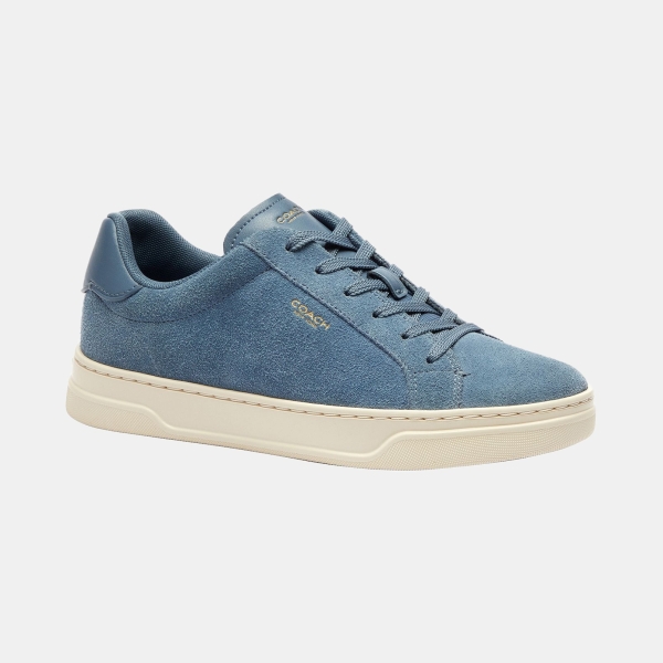 Women's High Line Lace-Up Sneakers - Light Denim Suede