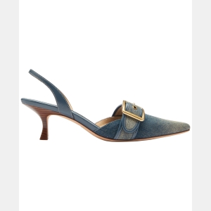 Coach Women's Margot Slingback Pumps - Loved Denim/Dark Indigo - Image 3