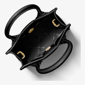 Michael Kors Outlet Mercer Extra-Small Pebbled Leather Crossbody Bag - Image 3