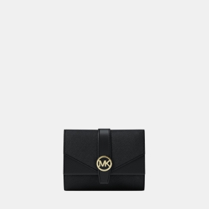 Michael Kors Outlet Greenwich Medium Saffiano Leather Trifold Wallet