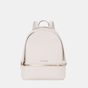 Michael Kors Outlet Rhea Medium Pebbled Leather Backpack