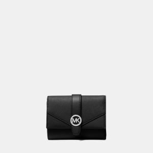 Michael Kors Outlet Greenwich Medium Leather Trifold Wallet