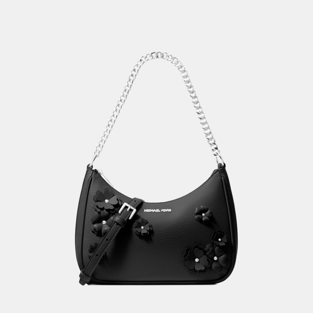 Michael Kors Outlet Jet Set Travel Large Floral Embellished Convertible Crossbody Bag