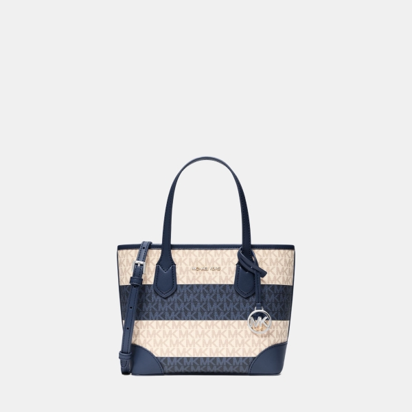 Michael Kors Outlet Eva Extra-Small Signature Logo Convertible Crossbody Bag