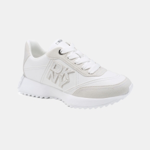 DKNY Women's Nivardi Lace-Up Sneakers - White