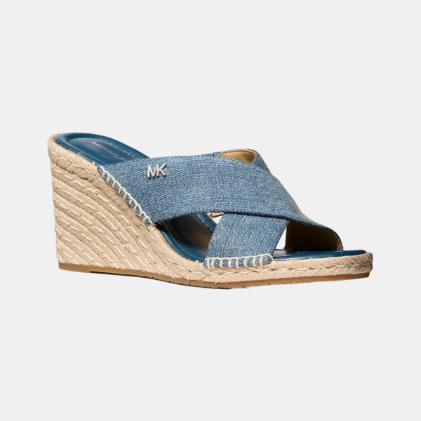 Michael Kors MICHAEL Women's Kenzie Slip-On Wedge Sandals