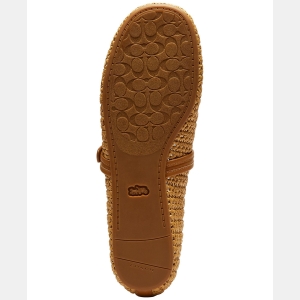 Coach Women's Sculpted C Soft Mary Jane Flats - Natural - Image 6