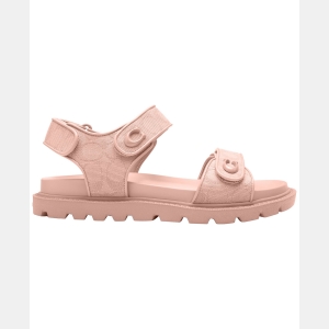 Coach Women's Brynn Signature Canvas Flat Sandals - Image 3