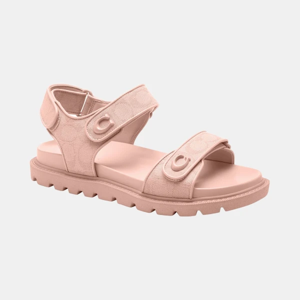 Women's Brynn Signature Canvas Flat Sandals