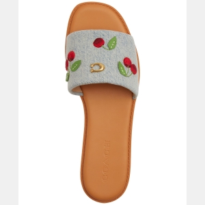 Coach Women's Holly Cherries Slip-On Sandals - Image 5