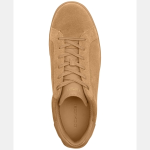 Coach Men's High Line Suede Sneakers - Light Beige - Image 5