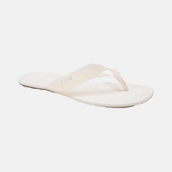 DKNY Women's Hampton Flip Flop Sandals - Coconut Smooth