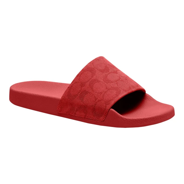 Alternative view of Coach Women's Udele Sport Slip-On Slide Sandals - Poppy