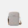 Michael Kors Outlet Cooper Logo Debossed Flight Bag - PEARL GREY