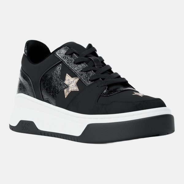 Michael Kors Outlet Lexi Embellished Mixed-Media Sneaker