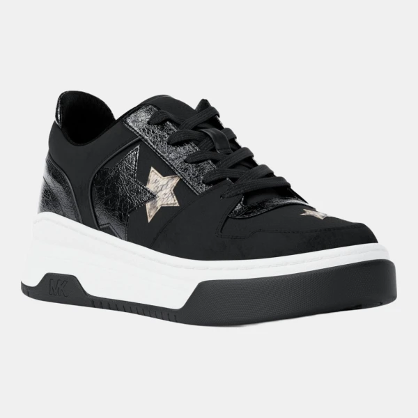 Michael Kors Outlet Lexi Embellished Mixed-Media Sneaker