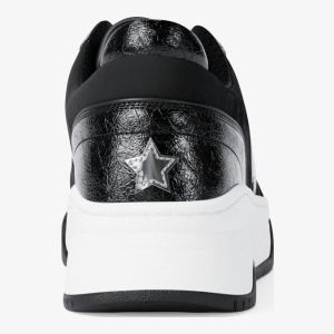 Michael Kors Outlet Lexi Embellished Mixed-Media Sneaker - Image 5