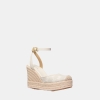 Michael Kors Outlet Larissa Logo Jacquard Espadrille Wedge