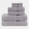 Organic Cotton Quick Dry 6-Pc. Towel Set - Grey