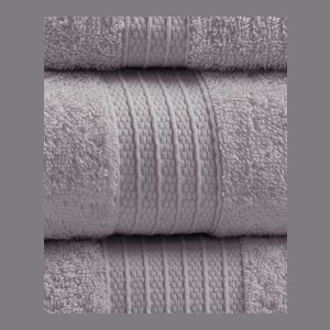 Organic Cotton Quick Dry 6-Pc. Towel Set - Grey - Image 3