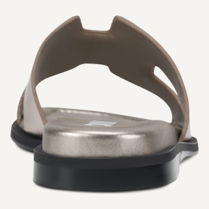 DKNY COLUMBA FLAT SLIDE - Champagne - Image 5
