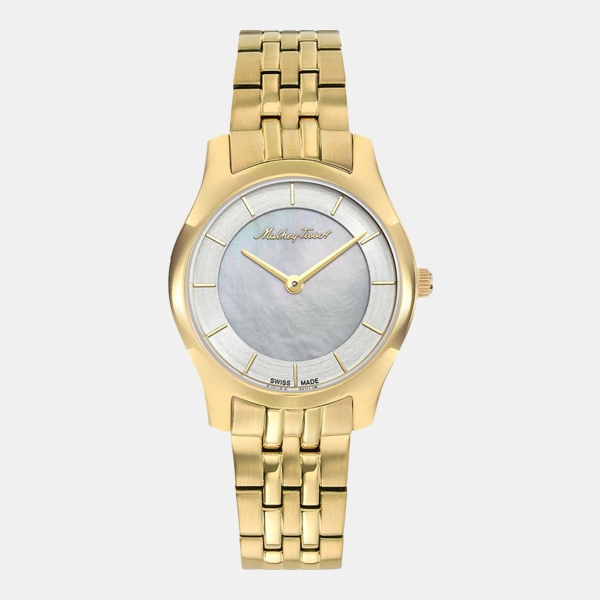 Mathey Tissot Tacy Quartz Mother-of-Pearl Dial Women's Watch - Gold