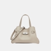 DKNY BRYAR SMALL SATCHEL - Light Taupe