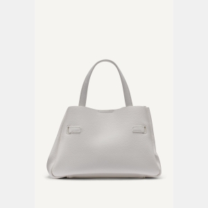 DKNY BRYAR SMALL SATCHEL - Marshmallow - Image 4