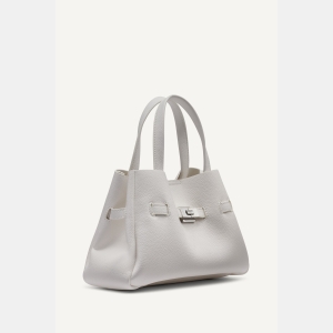 DKNY BRYAR SMALL SATCHEL - Marshmallow - Image 3