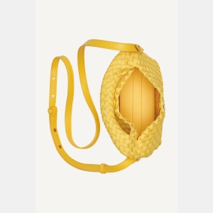 DKNY GISELLE WOVEN NEOPRENE CROSSBODY BAG - Taxi Yellow - Image 5