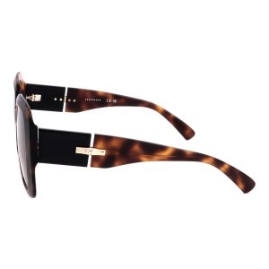 Longchamp Women's Brown Square Sunglasses - Havana - Image 3