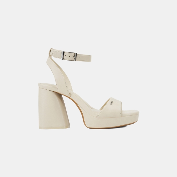 DKNY SCOTIA ANKLE STRAP - BONE