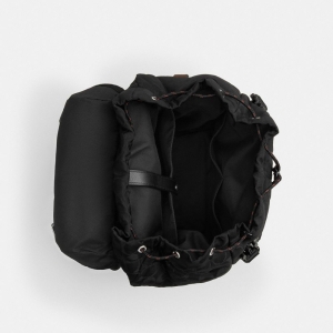 Coach Logan Backpack In Signature Nylon - Black - Image 5