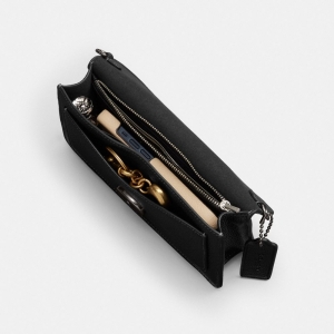 Coach Tabby Chain Clutch - Pewter/Black - Image 5