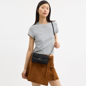 Coach Tabby Chain Clutch - Pewter/Black - Image 3