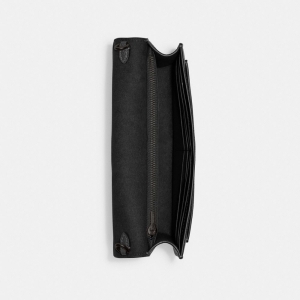 Coach Tabby Chain Clutch - Pewter/Black - Image 4