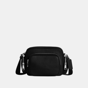 Coach Fletcher Crossbody Bag - Silver/Black