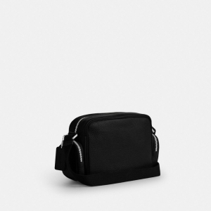 Coach Fletcher Crossbody Bag - Silver/Black - Image 5