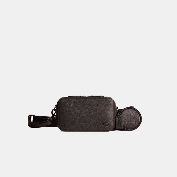 Coach Restored Charter Slim Crossbody - Black