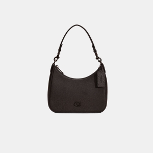 Coach Restored Hobo Crossbody With Signature Canvas - Black