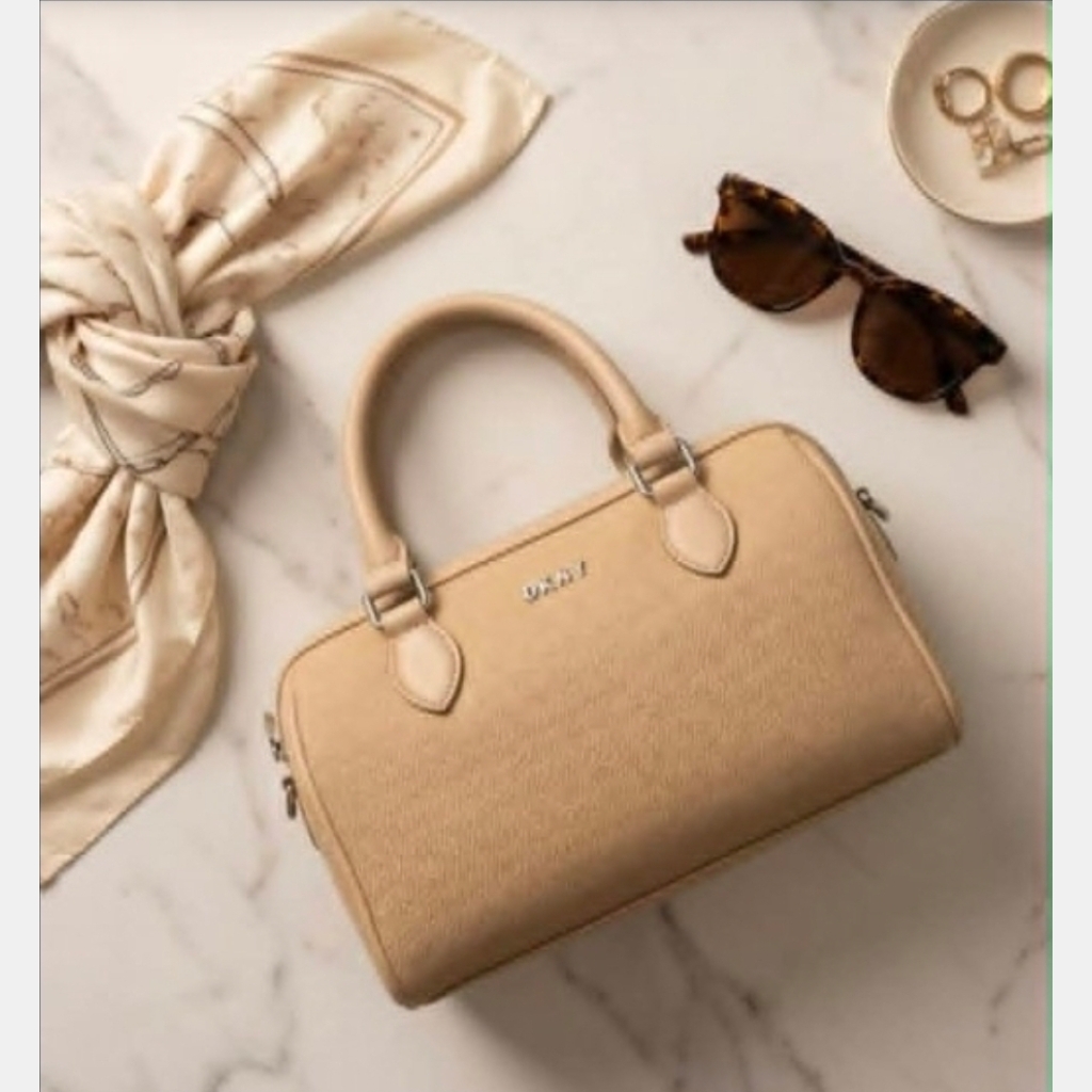 Dkny Barrel Handbag - Beige