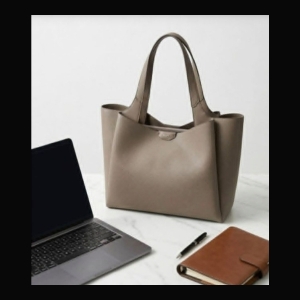 Dkny Structured Tote Bag - Taupe