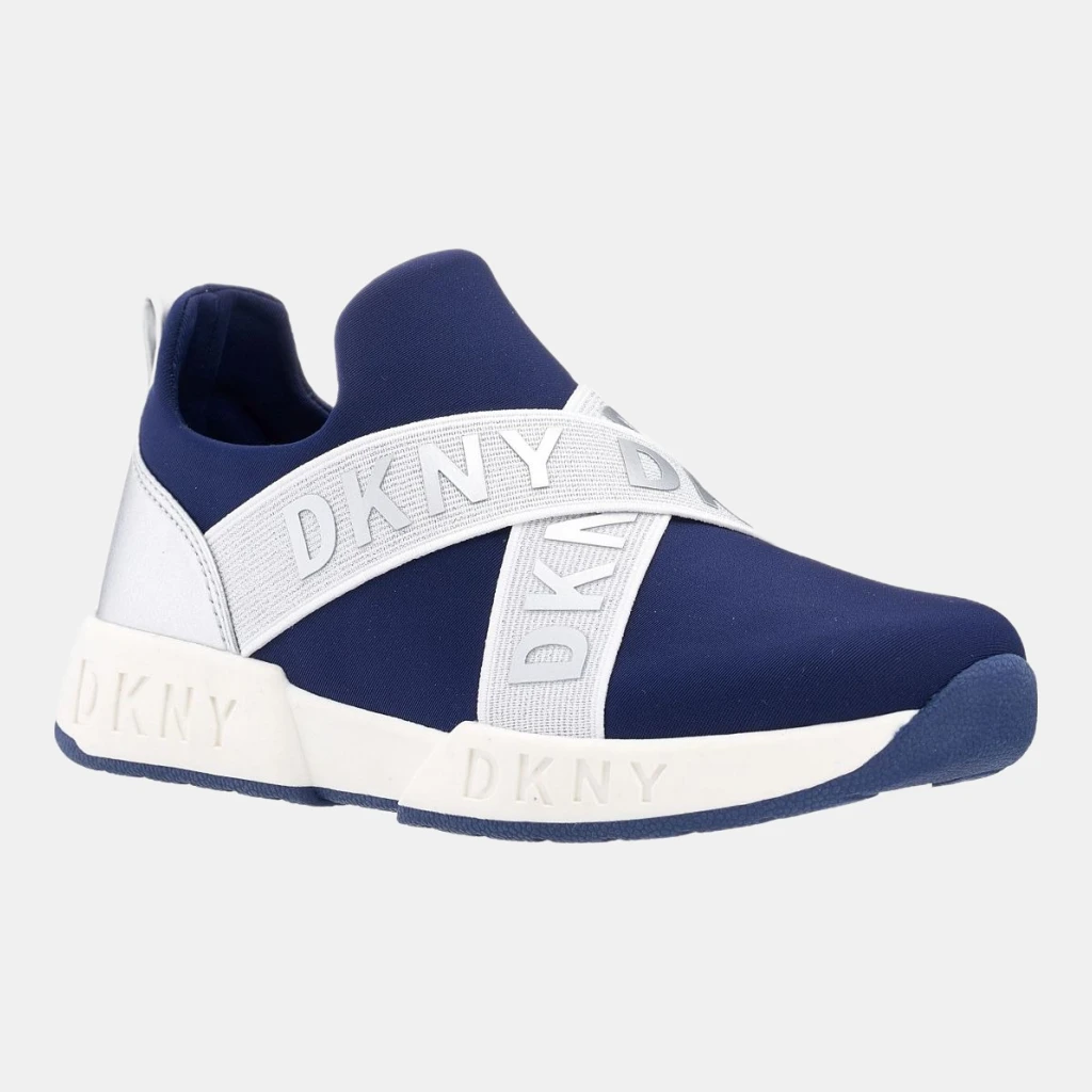 DKNY Little Girls Maddie Stretch Sneakers