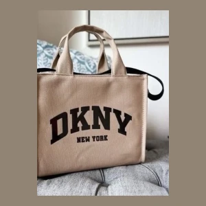 DKNY Canvas Tote Bag - Beige