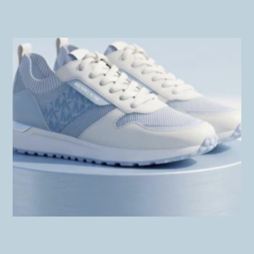 Michael Kors Sneakers - Light Blue and White - Size 9.5