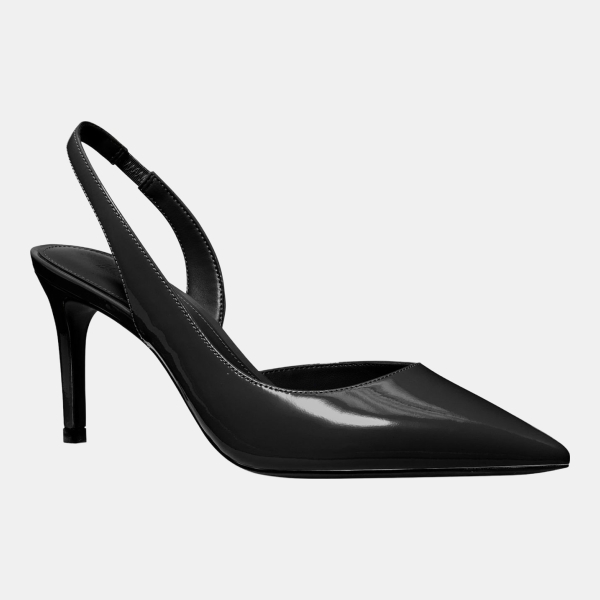 Women's Alina Flex Slingback Pumps - Black Leather