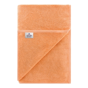 Edison Luxury 100% Turkish Cotton Bath Sheet, 40" x 80" - Malibu Peach - Image 5