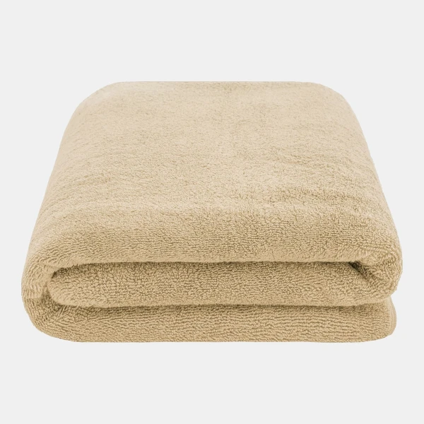 Edison Luxury 100% Turkish Cotton Bath Sheet, 40" x 80" - Beige