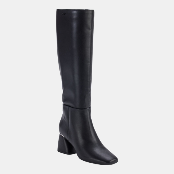DKNY Women's Cana Block Heel Knee High Dress Boots